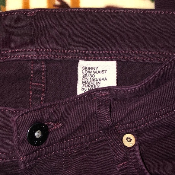 Maroon skinny jeans - Picture 3 of 3
